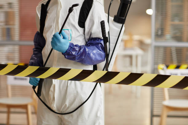 Professional Blood Cleanup technician working in Springville, VA